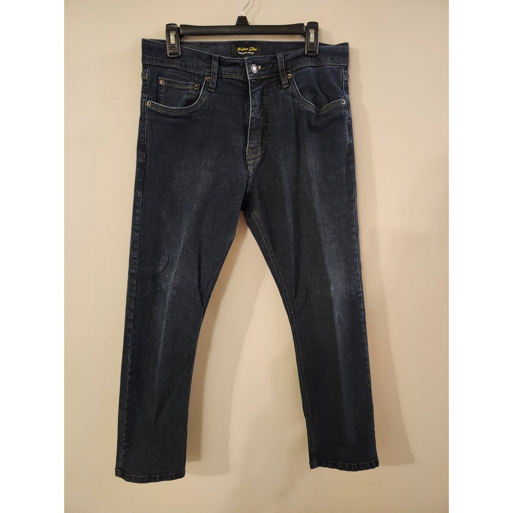 Urban Star Premium‎ Apparel Men Jeans 32x30 Dark Wash Straight Leg Cotton Blend